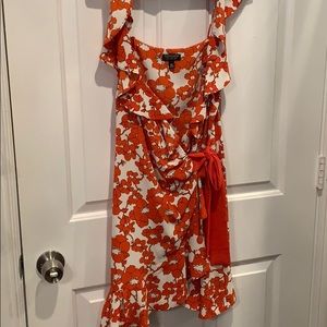 Topshop waist tie dress